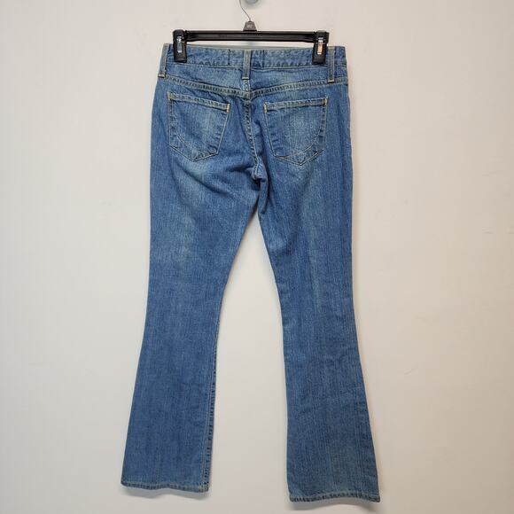 Paper Denim & Cloth Flare Jeans Size 25x31 Blue Low Waist Cotton Light Wash Y2K - Picture 2 of 16